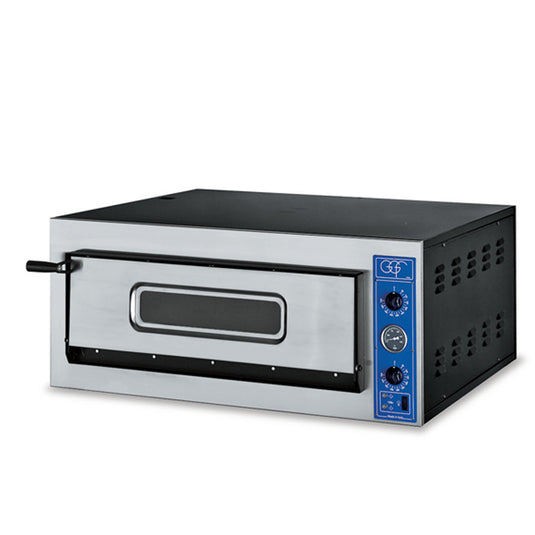 Italian Single Deck Stone Base Electric Pizza Oven – 9 x 14" Pizza Capacity