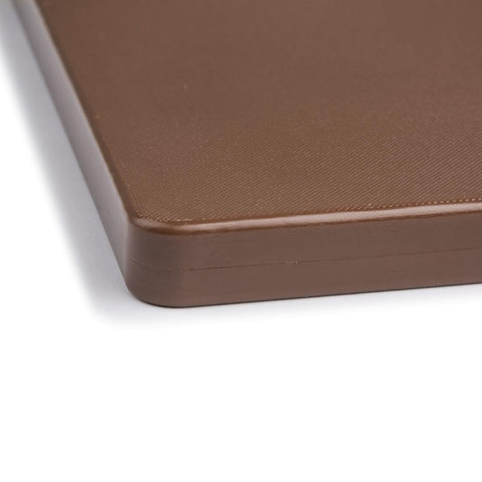 Hygiplas Extra Thick Low Density Brown Chopping Board Standard — Image 3