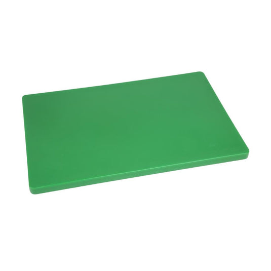 Hygiplas Extra Thick Low Density Green Chopping Board Standard — Green HACCP Chopping Board