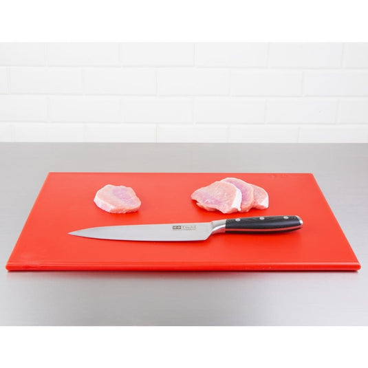 Hygiplas Anti Microbial High Density Red Chopping Board — Image 4