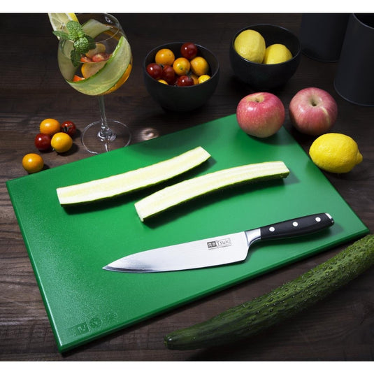 Hygiplas Anti Microbial High Density Green Chopping Board — Image 2
