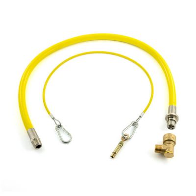 Commercial Bayonet Gas Hose 1/2 Inch x 1250mm - product photo