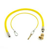 Commercial Bayonet Gas Hose - 1/2 Inch x 1500mm