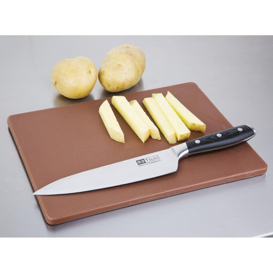 Hygiplas Low Density Brown Chopping Board Small — Image 3
