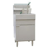 Chips Fryer Free Standing Single Tank 5 Burners Gas Fryer 44 kW