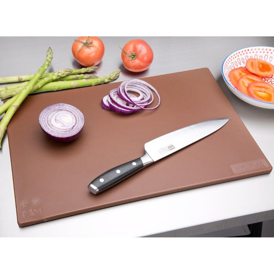 Hygiplas Low Density Brown Chopping Board Standard — Image 2