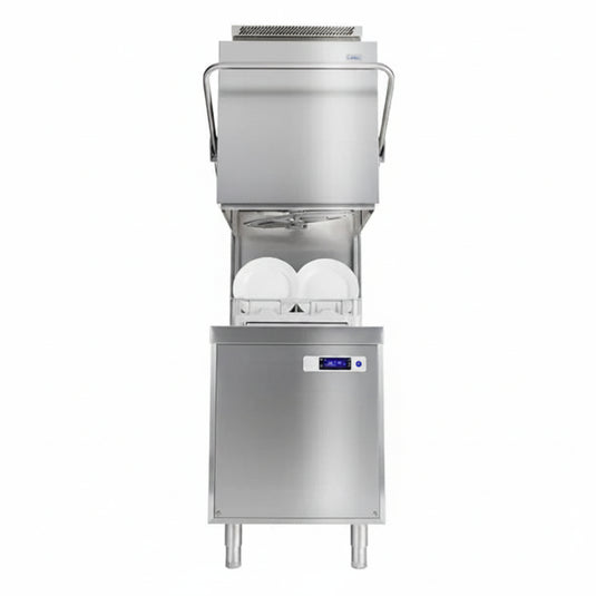 Professional Passthrough Dishwasher / Glasswasher with Steam Recovery | Stainless Steel Pass-Through Dishwasher