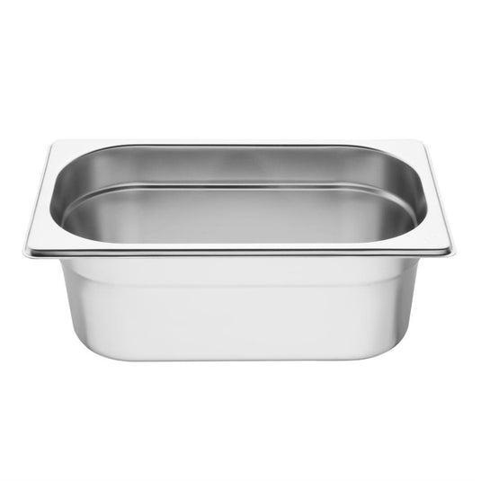 Stainless Steel 1/4 Gastronorm Pan 100mm