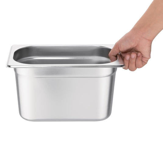 Stainless Steel 1/4 Gastronorm Pan 150mm