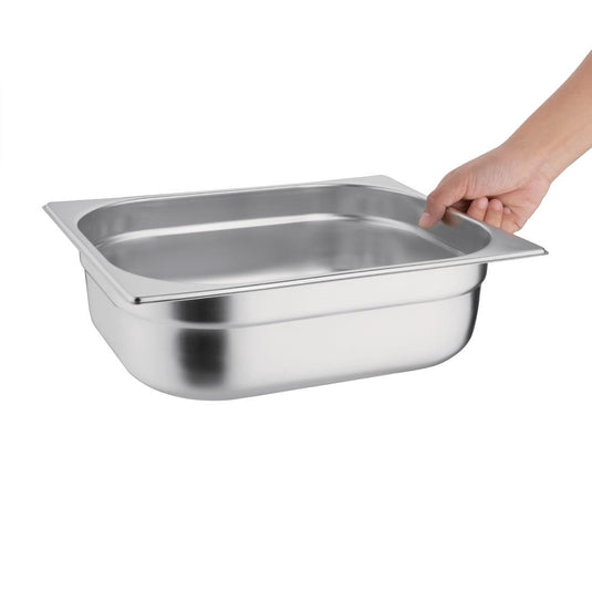 Stainless Steel 1/2 Gastronorm Pan 100mm
