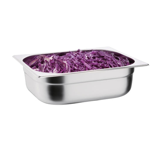 Stainless Steel 1/2 Gastronorm Pan 100mm
