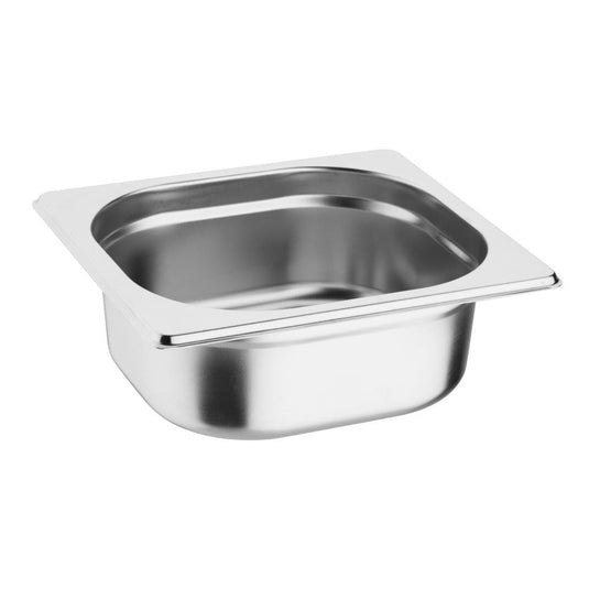 Stainless Steel 1/6 Gastronorm Pan 65mm