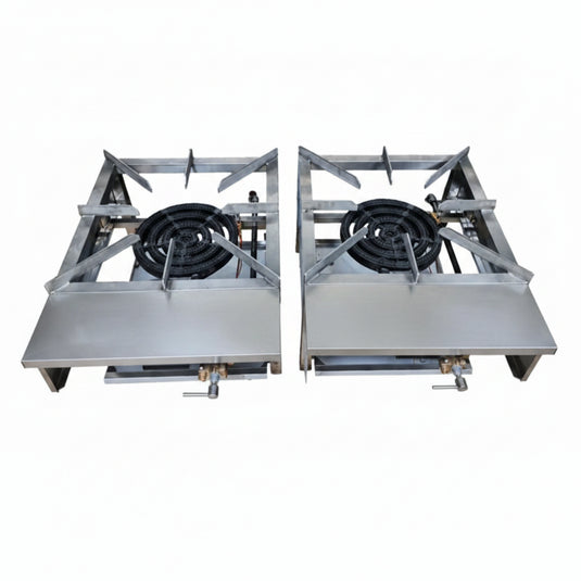 Commercial 4 Ring Heavy Duty Ring Burner Cooker Pot Gas Stove