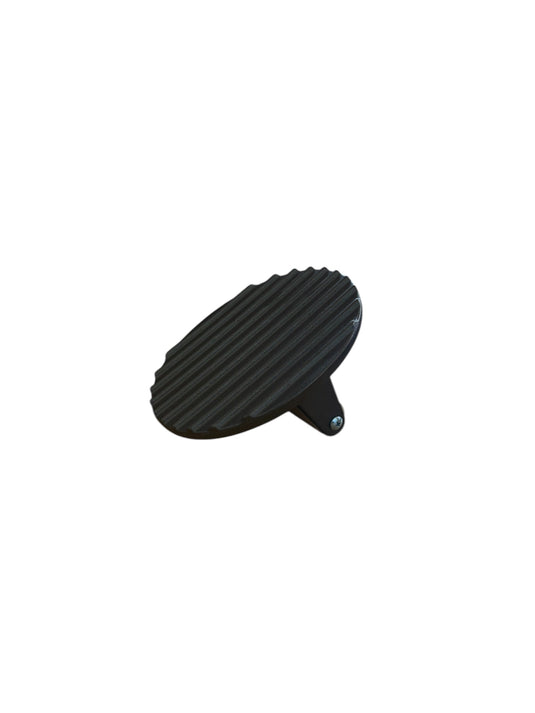 Steak Weight - Round - Cast Iron in use
